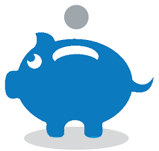 Image of Piggy Bank and a coin